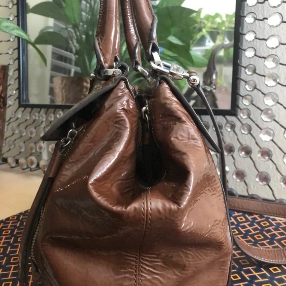 Tory burch half moon satchel crossbody